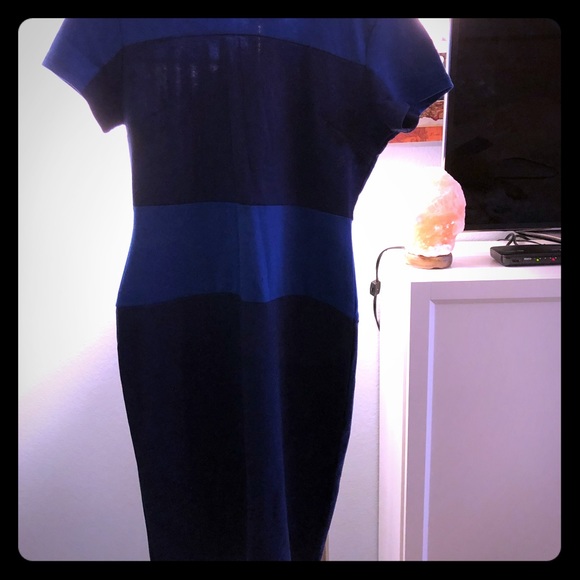 Dresses & Skirts - Navy and Royal Blue Cotton XL Dress